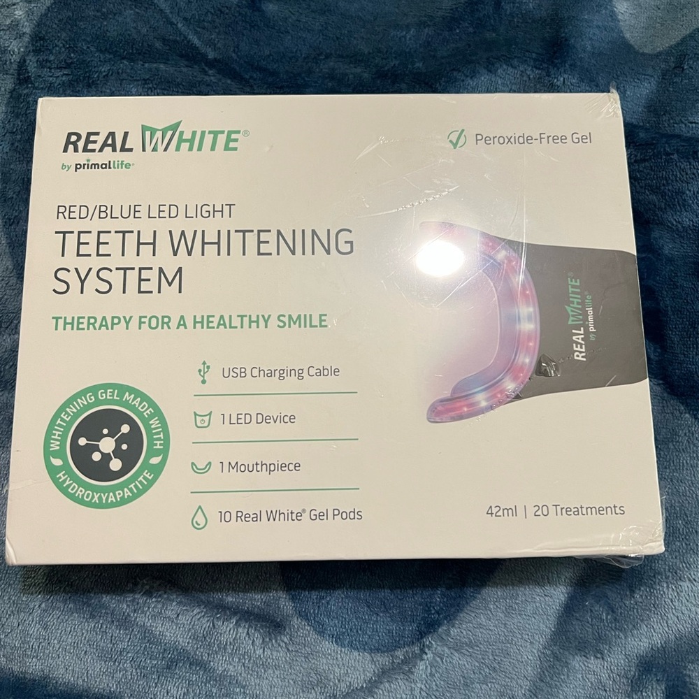 Teeth Whitening System with LED Light